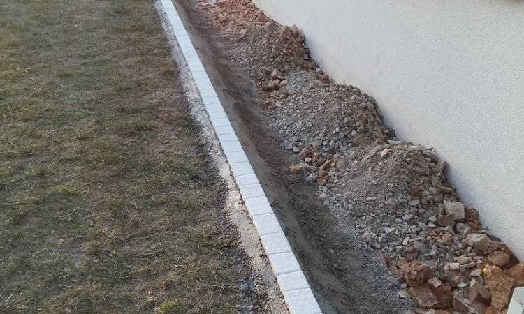 Au Fab'uleux Jardin réalisation tranchée
